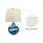 Akash 22" H Coastal Blue Glass Table Lamp Set with 3-Way Dimming-1009568481