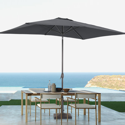 Parasol de marché rectangulaire 9 pi x 6 pi Rosanne