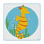« catherine the hippocampe », art sur toile-33522464