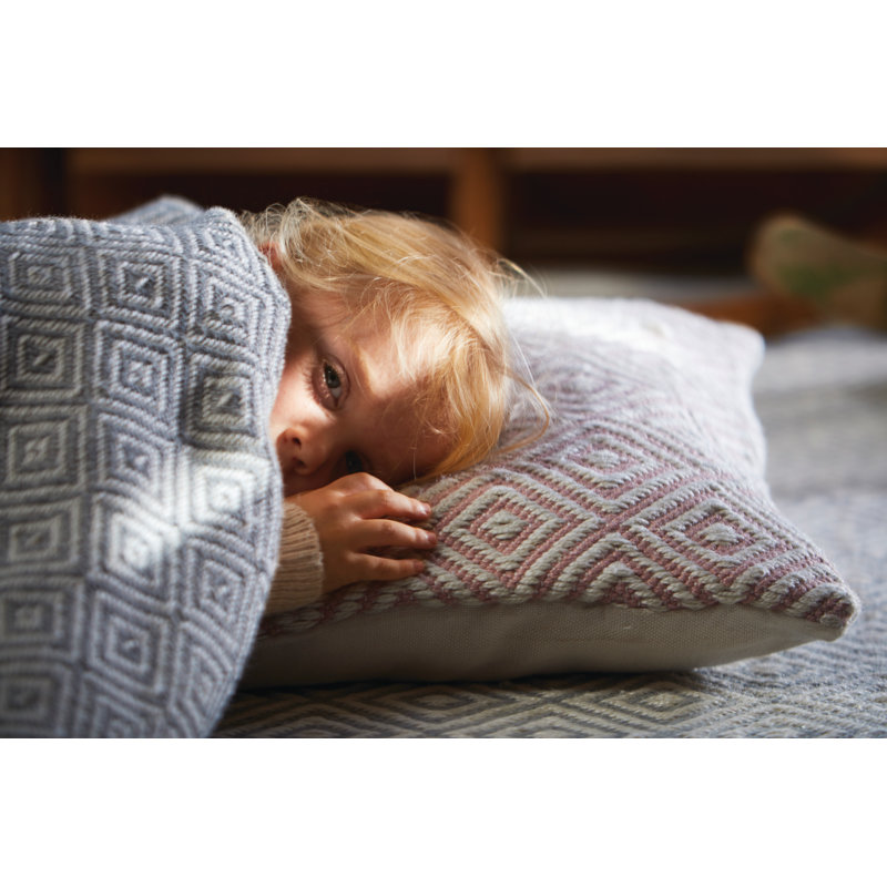 Stauton Throw Blanket, Denim Blue