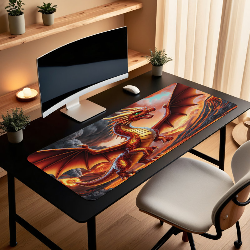 Polyester Desk Pad, 23.6x13.8