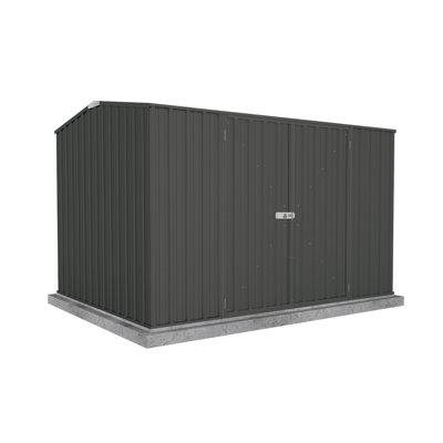 Abri de rangement en métal galvanisé l 10 pi x P 7 pi Absco Premier