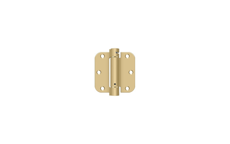 Steel Hinge, PVD Polished Brass