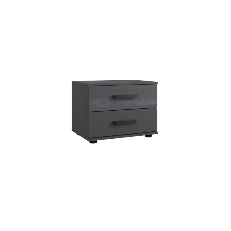 Aylssa 52cm W Particle Board / Chipboard Bedside Table