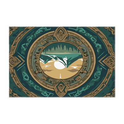 Moonlit Sanctum Indoor And Outdoor Area Rug