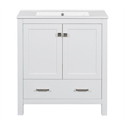 Meuble-lavabo moderne avec lavabo simple