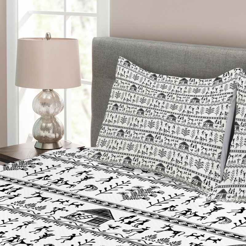 Farmhouse / Country Coverlet, Queen Coverlet + 2 Shams