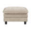 Canapé modulaire moderne avec repose-pieds 6 pièces en tissu taupe ultra-confortable et fabrication en contreplaqué robuste