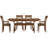 Sarah Solid Wood Top Four Leg Dining Set-16849104-16849112