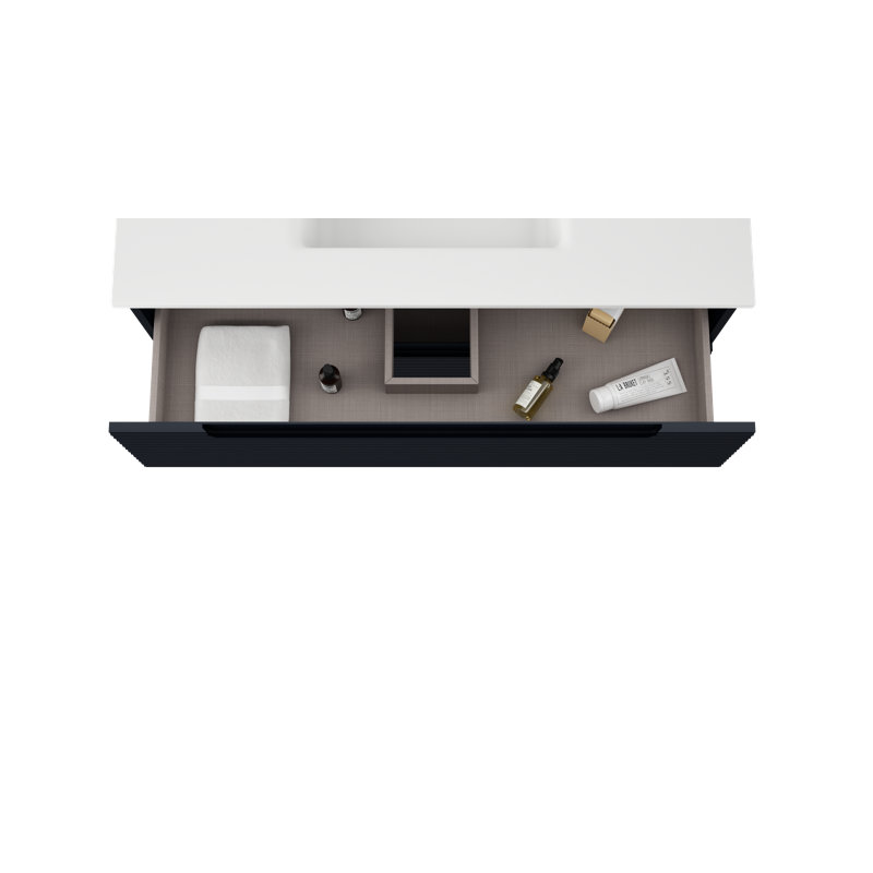 Base de meuble-lavabo simple Monclère 40, Marine