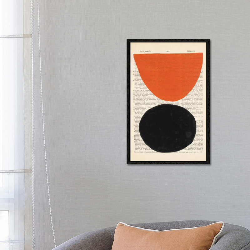 Modern Definition IV by Renée Stramel - Floater Frame Gallery-Wrapped Canvas Giclée on Canvas, 66.04 cm H x 45.72 cm W, Black