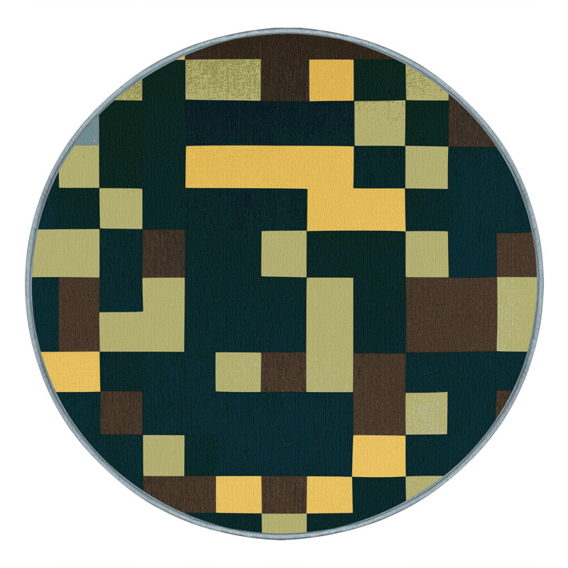 Cubic Canopy Rug, Round 8'