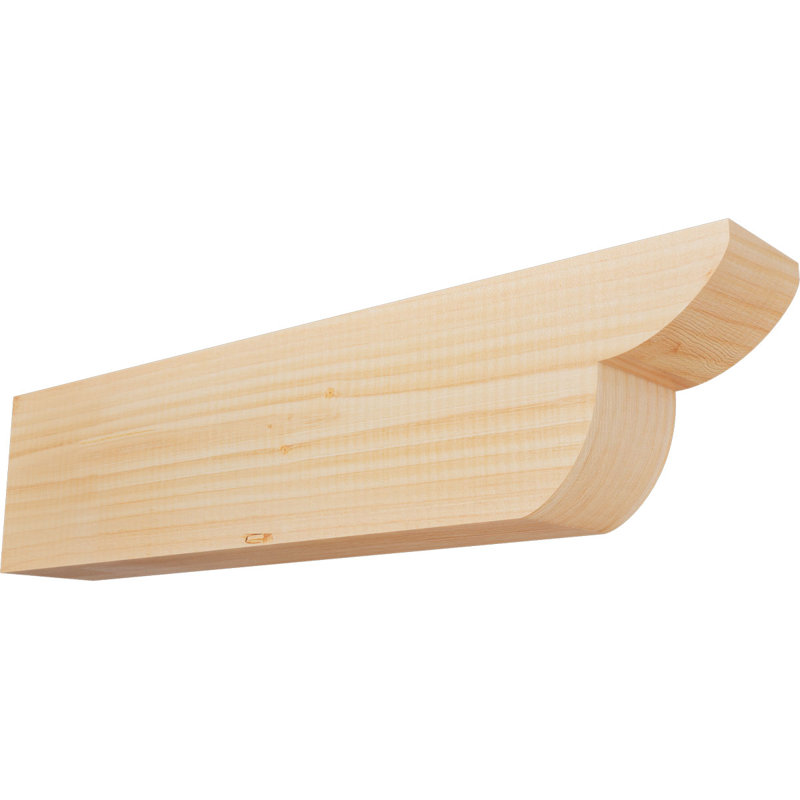 Queue de chevron lisse Crestline, Douglas, H 6 po x l 24 po x P 3,5 po