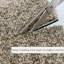 Tapis de couloir coulissant 2 pi x 8 pi auto-adhésif gris crème-126671405