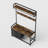 Multi-Functional Hall Tree With 2 Movable Drawers, Shoe Storage, Shelves, And Garment Racks, Perfect For Organized Entryways