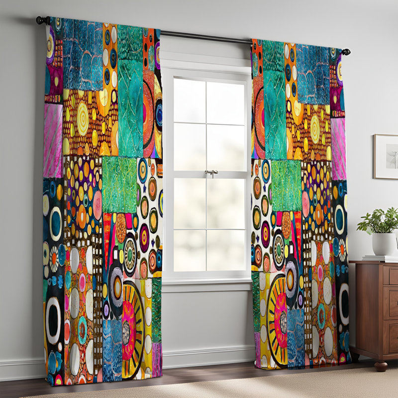 Paire de rideaux obscurcissant en polyester Erzhan, L 56 po x L 78 po