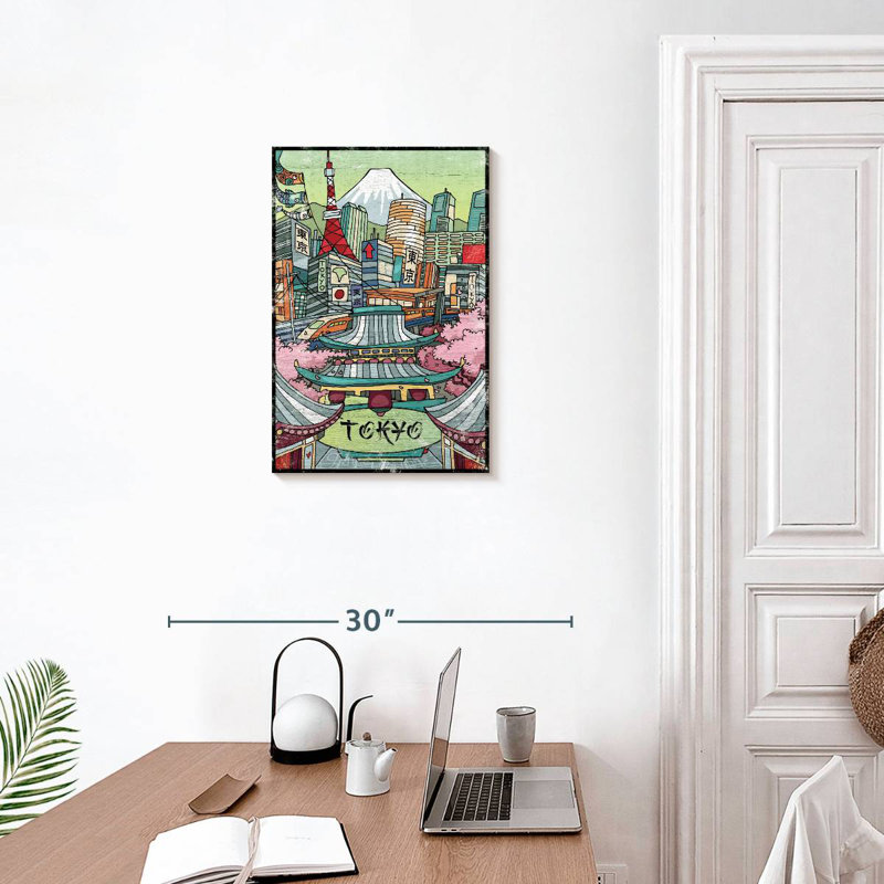 Imperial Tokyo, 24" H x 16" W