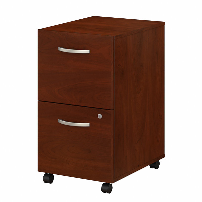 Studio C 16'' Wide 2 -Drawer Mobile File Cabinet, Hansen Cherry