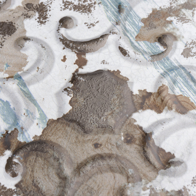 Aevum 8" x 8" Ceramic Metal Look Wall Tile