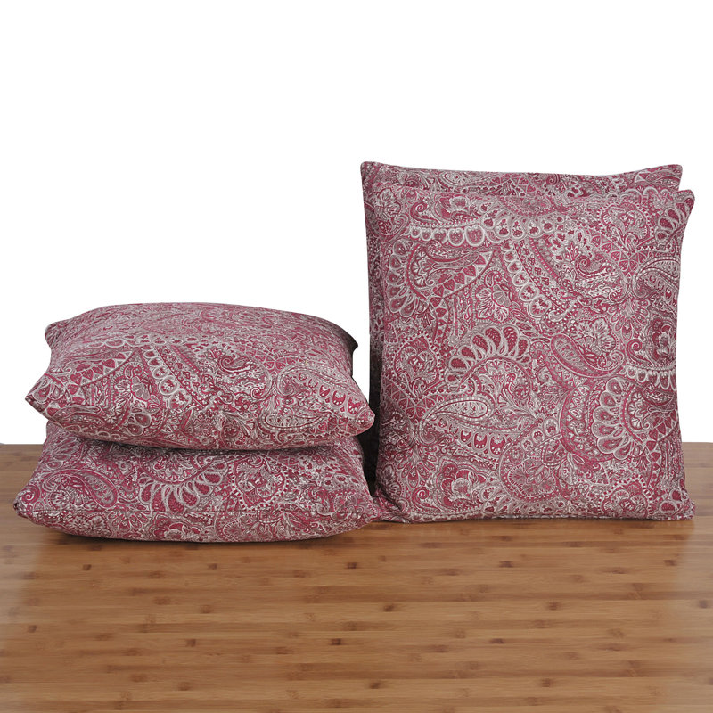 Paisley Pillow Cover, Rose Pink, 18" x 18"