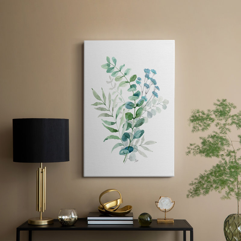 Eucalyptus bleu brume bleue - galerie Cavas sur mesure, H 12 po x l 8 po