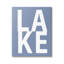 «Bb-581», encadré «Lake House Text on Canvas» par Jamie MacDowell, art textuel-97267854