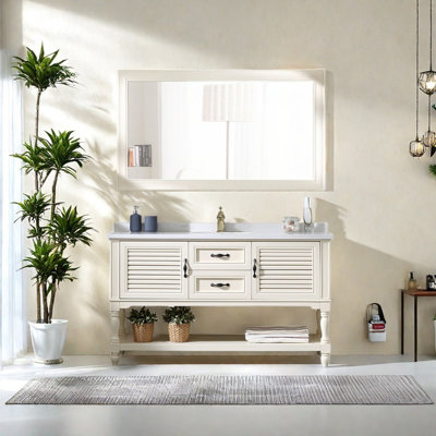 Tilford 47.2'' Bathroom Vanity with Ceramic Top