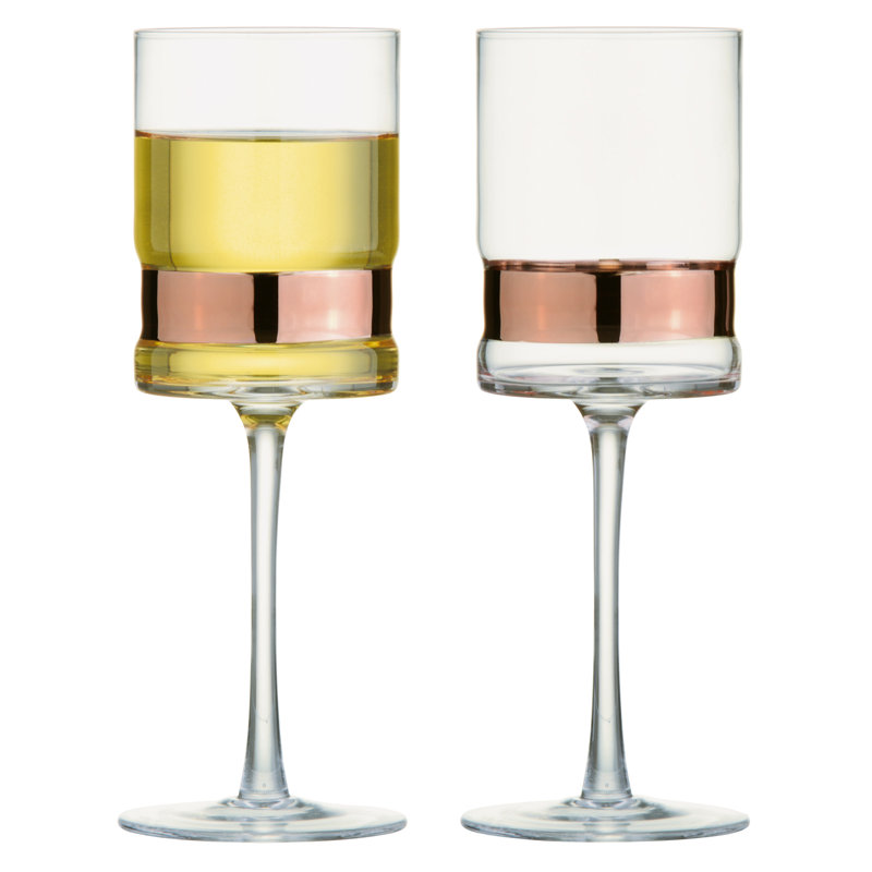SoHo Wine Glasses, Bronze