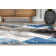 Tapis bleu / gris Marvale