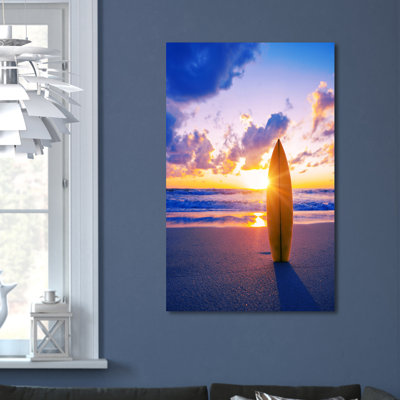« surf ii », reproduction de photo sur toile tendue