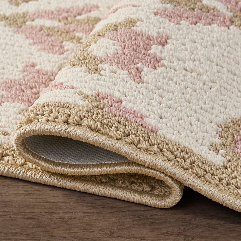 Laura Ashley Marwood, Rose et multicolore, Rectangulaire 3 pi x 5 pi
