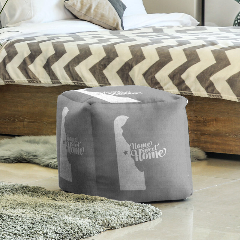 Repose-pieds à cubes dover the home, Gris