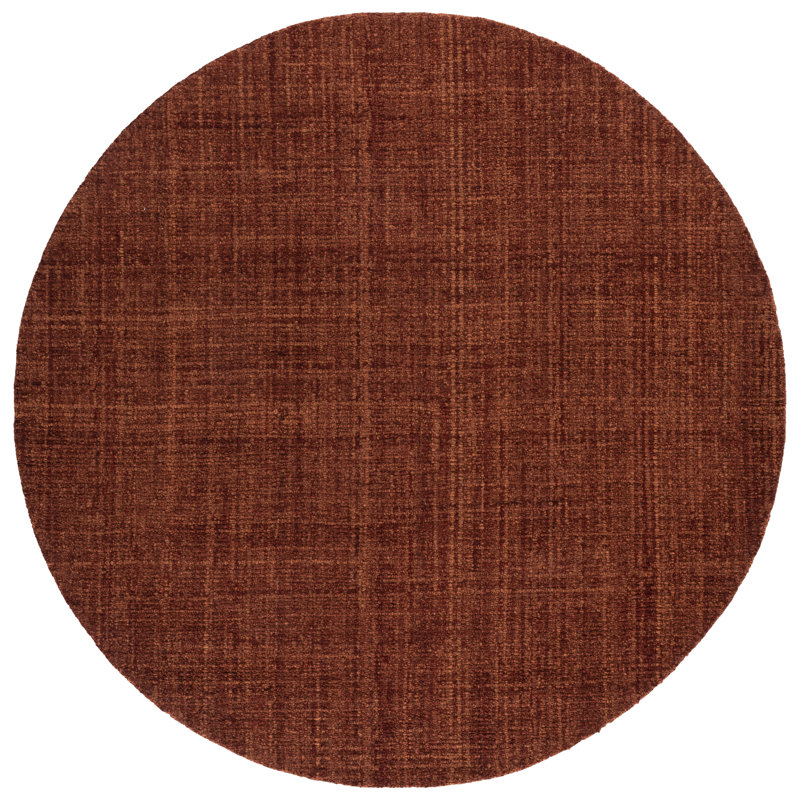 Renewal 251 Hand Tufted Performance No Pattern Rug, Round 6'