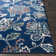 Tapis bleu marine Ramsay