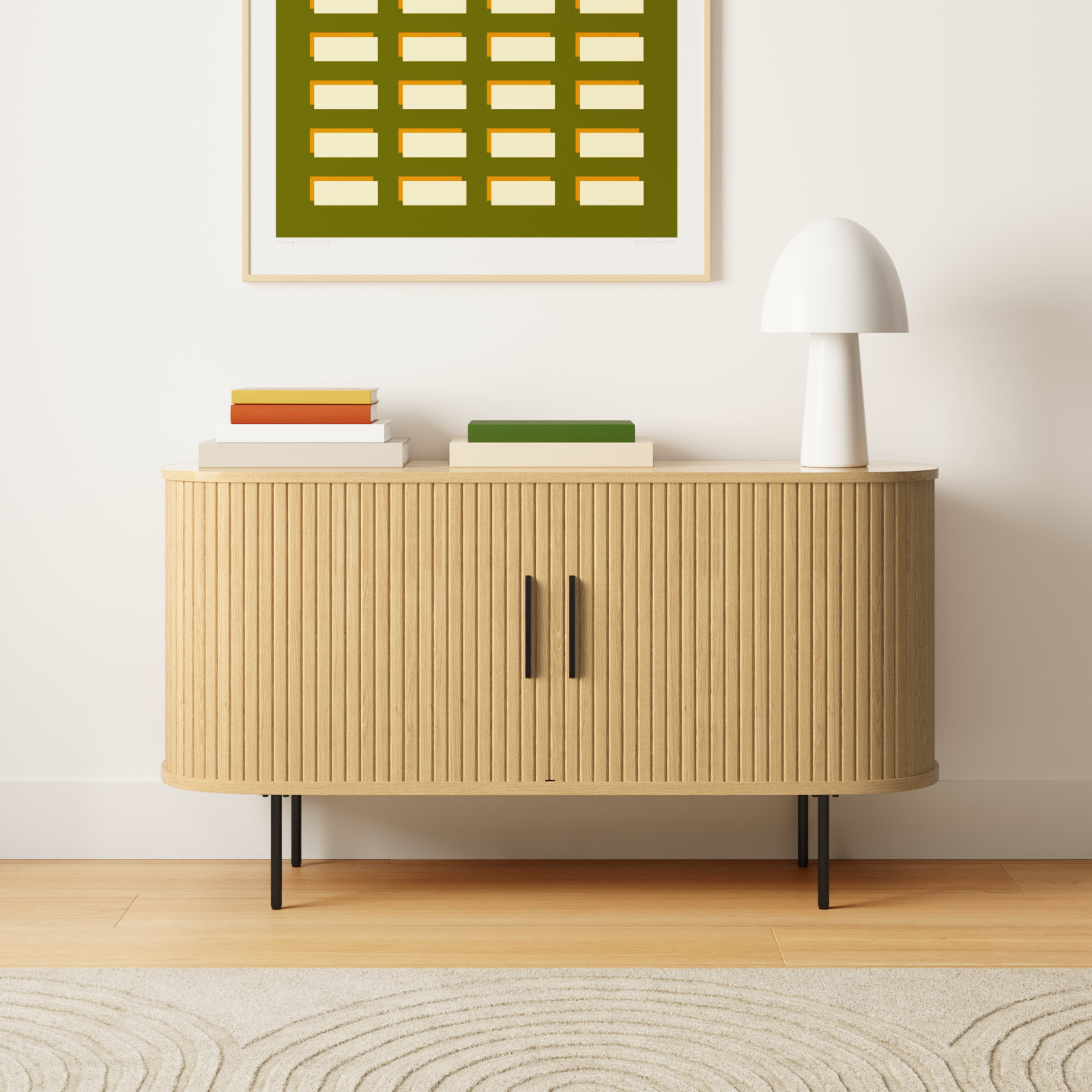 Iris Oak Sideboard, Natural Oak