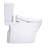 TOTO® WASHLET+®  Aquia IV Two-Piece Elongated Dual Flush 1.28 and 0.9 GPF Toilet and WASHLET S5 Bidet Seat, Cotton White - MW4463446CEMGN#01