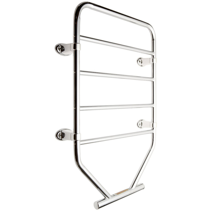 Chrome 34-Inch Free-Standing or Wall-Mounted Towel Warmer