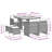  Garden Dining Set Grey And Brown PE Rattan 9-Piece Set Foldable-1458353013-1458352777