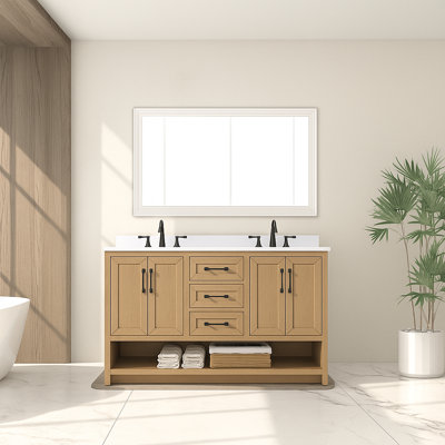 Meuble-lavabo double 60 po Maxbano