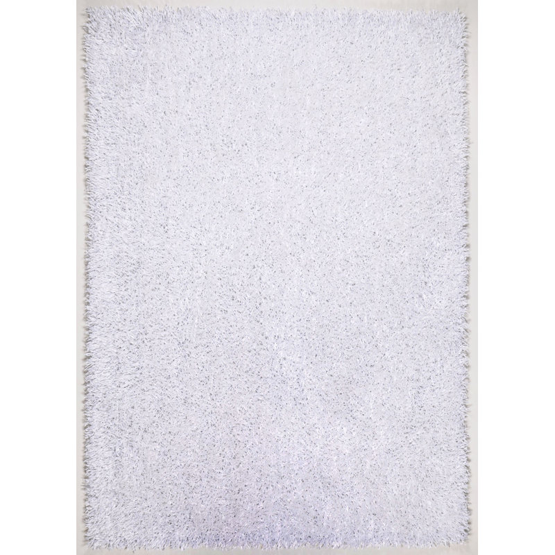 Pinkard Solid Colour Hand Woven Area Rug, Rectangular 190 x 290cm