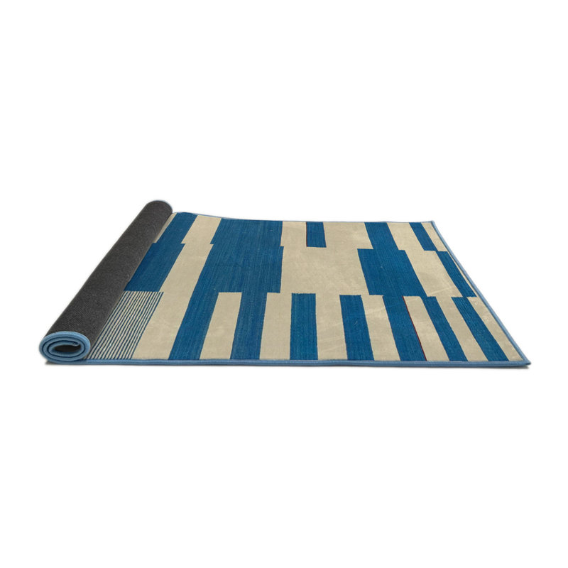 Tapis abstrait moderne 1920, Rond 7 pi