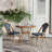 Rylan Indoor/Outdoor Commercial Bistro Set with Table and Two Chairs-1882098087