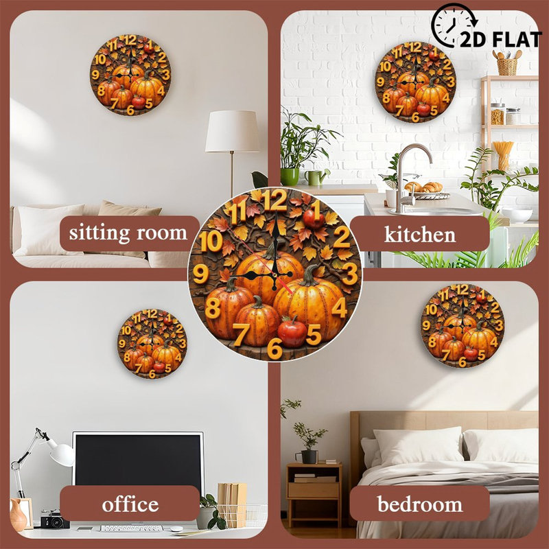 Horloge murale Autumn