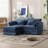 Luxurious Oversized Double Sofa with Removable Armrests and Side Pockets-1268184556