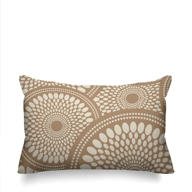 Housse et insert de coussin rectangulaire d'extérieur Penn, Beige