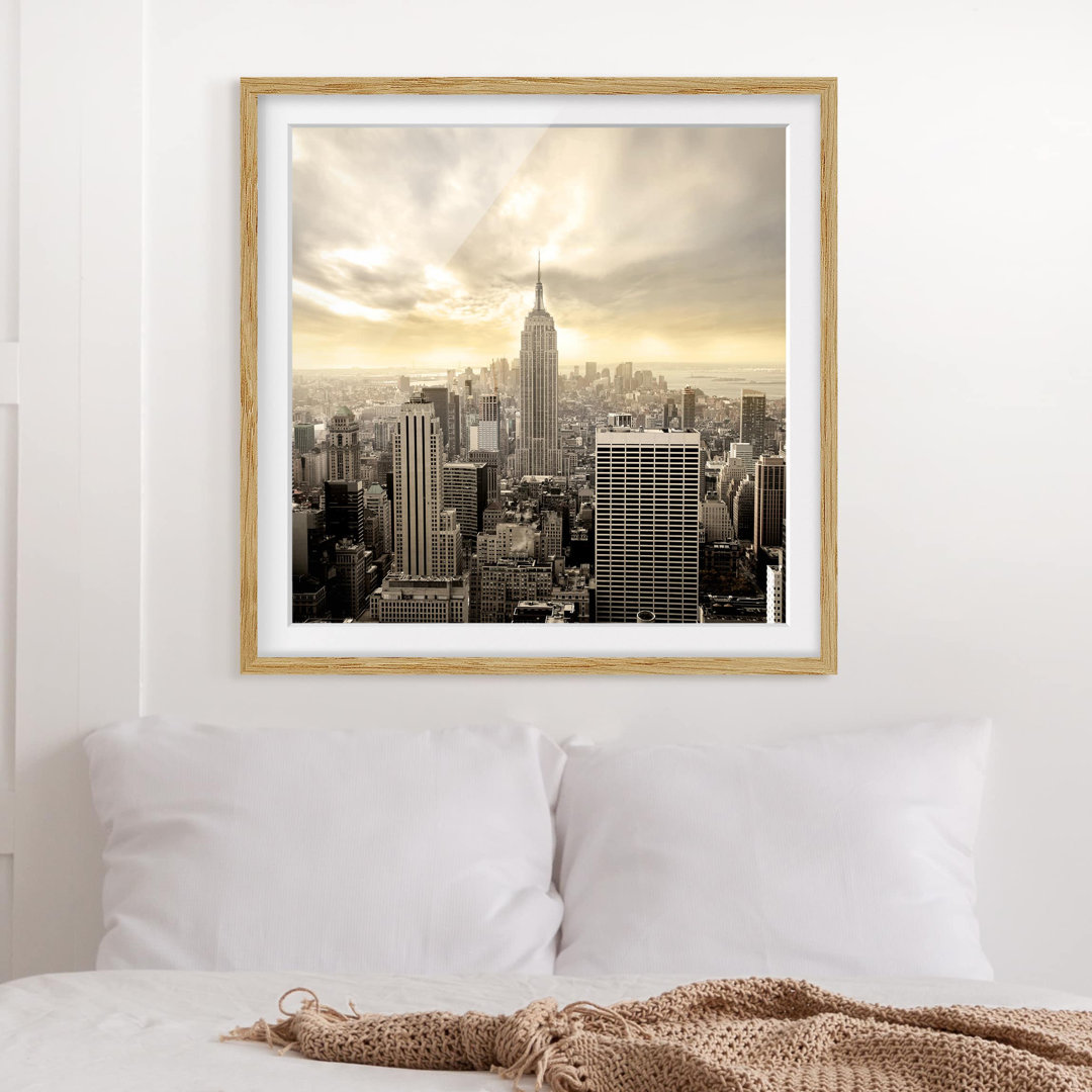 Gerahmtes Poster Manhattan Dawn