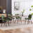 Upholstered Dining Chairs Faux Leather Side Chair With Metal Frame-2123006441