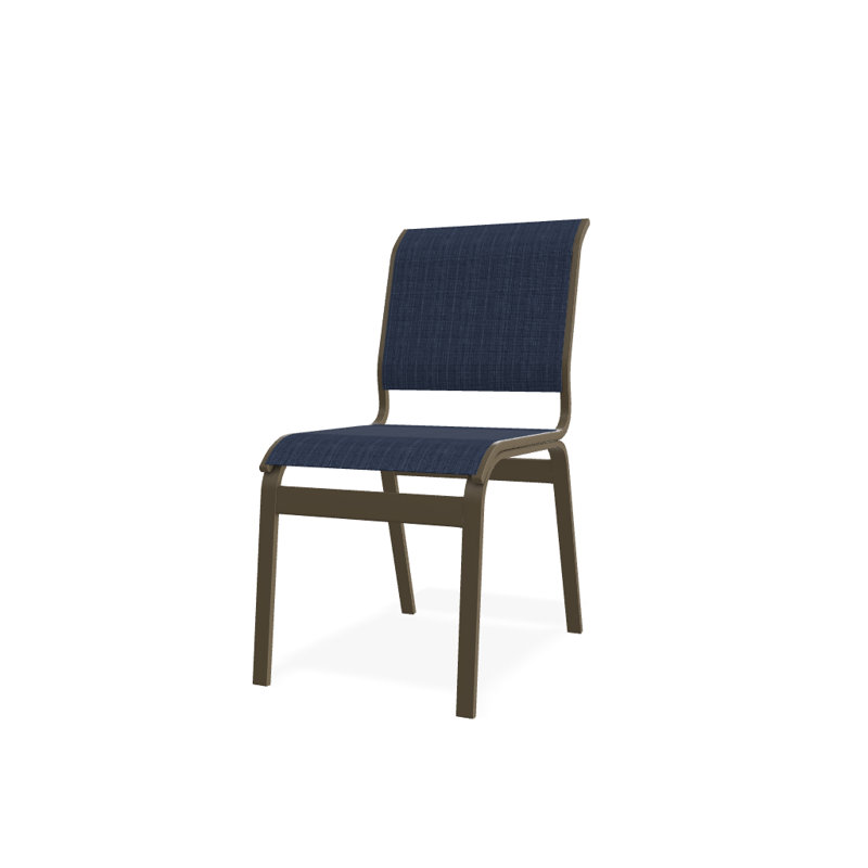 Chaise d'appoint de salle à manger Hiraku, Bois de plage texturé, Mavi