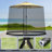 FORCLOVER Black Mesh Screen for Umbrella