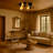 4 Lights Metal Body Glass Cap Classical Semi-Flush Mount